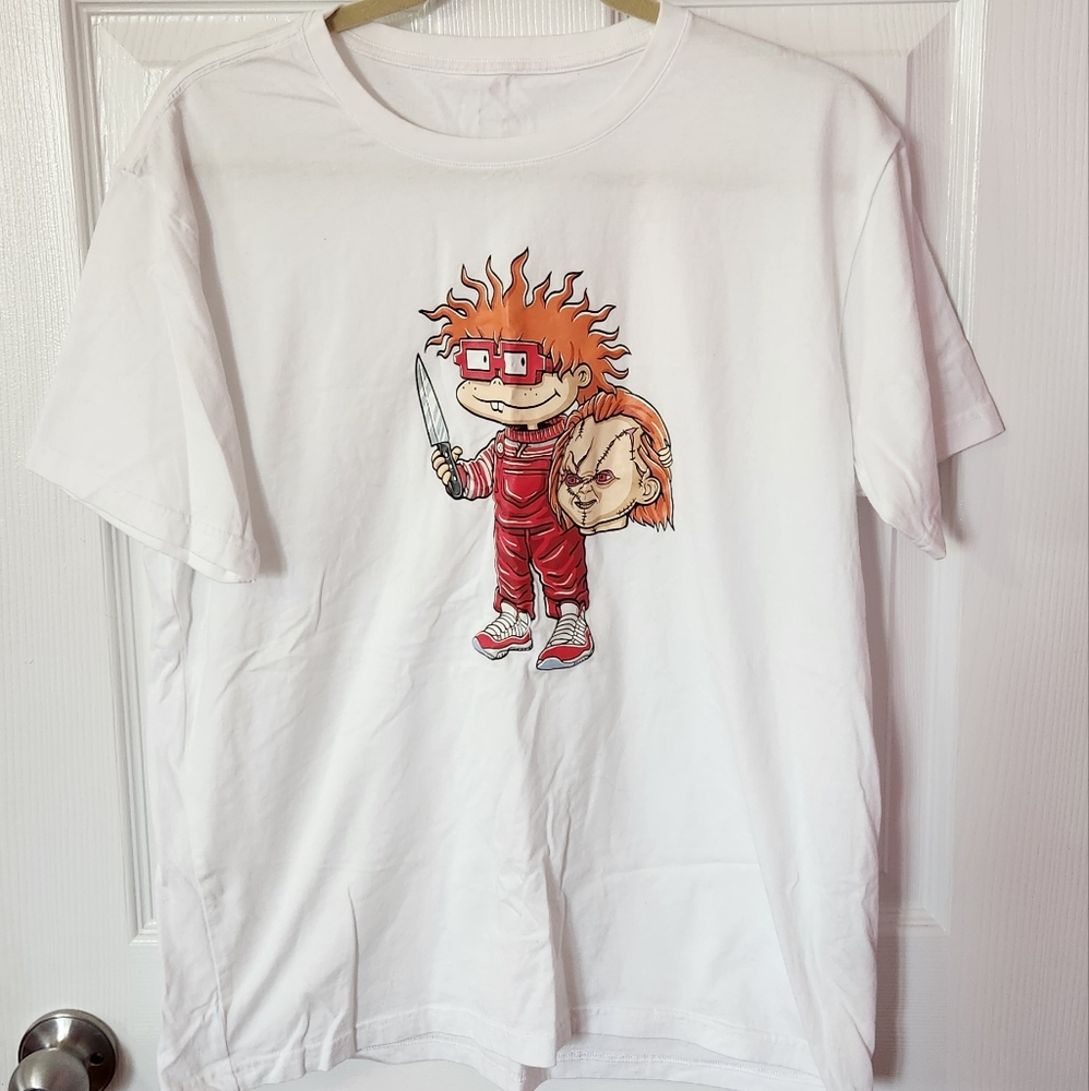 Rugrats Chuckie dressed up as Chucky T-Shirt